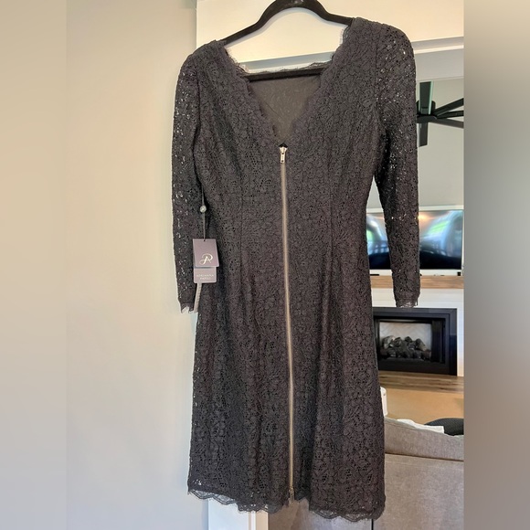 Adrianna Papell Lace Dress- Black - NWT - smoke free, pet free home. - Picture 4 of 5